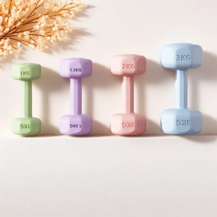 Non-Roll Octagon Dumbbell Set ?C Home Strength Training Equipment for All Ages